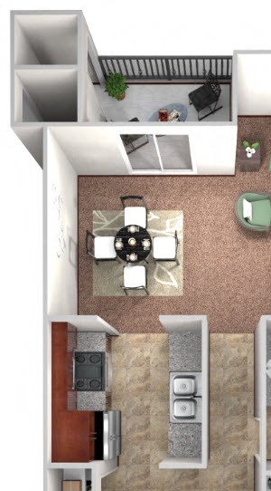 1 Bedroom, 1 Bath